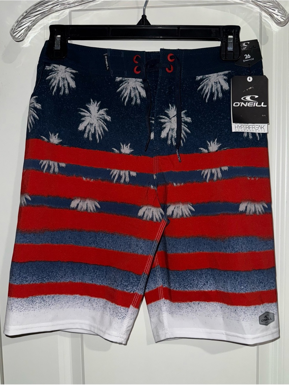 O’Neill NWT board shorts size 12/26” big boys or men swim trunks